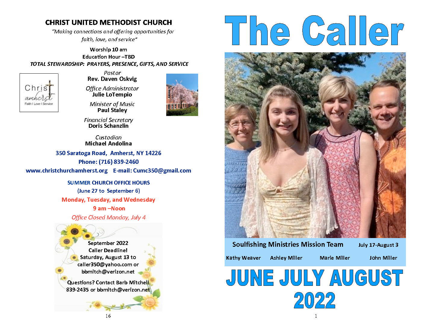 the caller summer 2022 cover photo