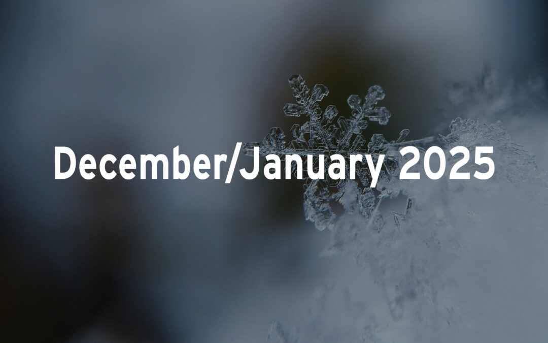 December/January 2025 Calendar