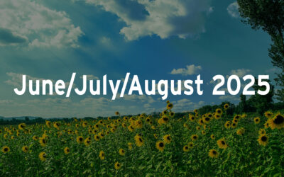 June/July/August 2025 Calendar
